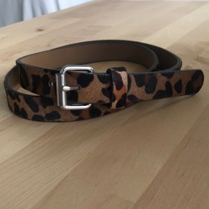Loft Leopard Print Belt